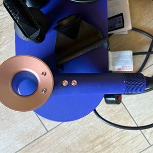 Dyson Supersonic Hair Dryer in Blue and Rose Gold